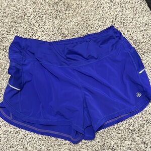 Athleta shorts size medium purple/ blue